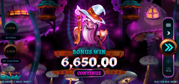 Fire Gnomes 2 Magic Wheel - fitim bonus