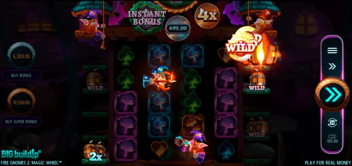 Fire Gnomes 2 Magic Wheel - tabela e simboleve